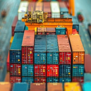 Shipping containers overseas